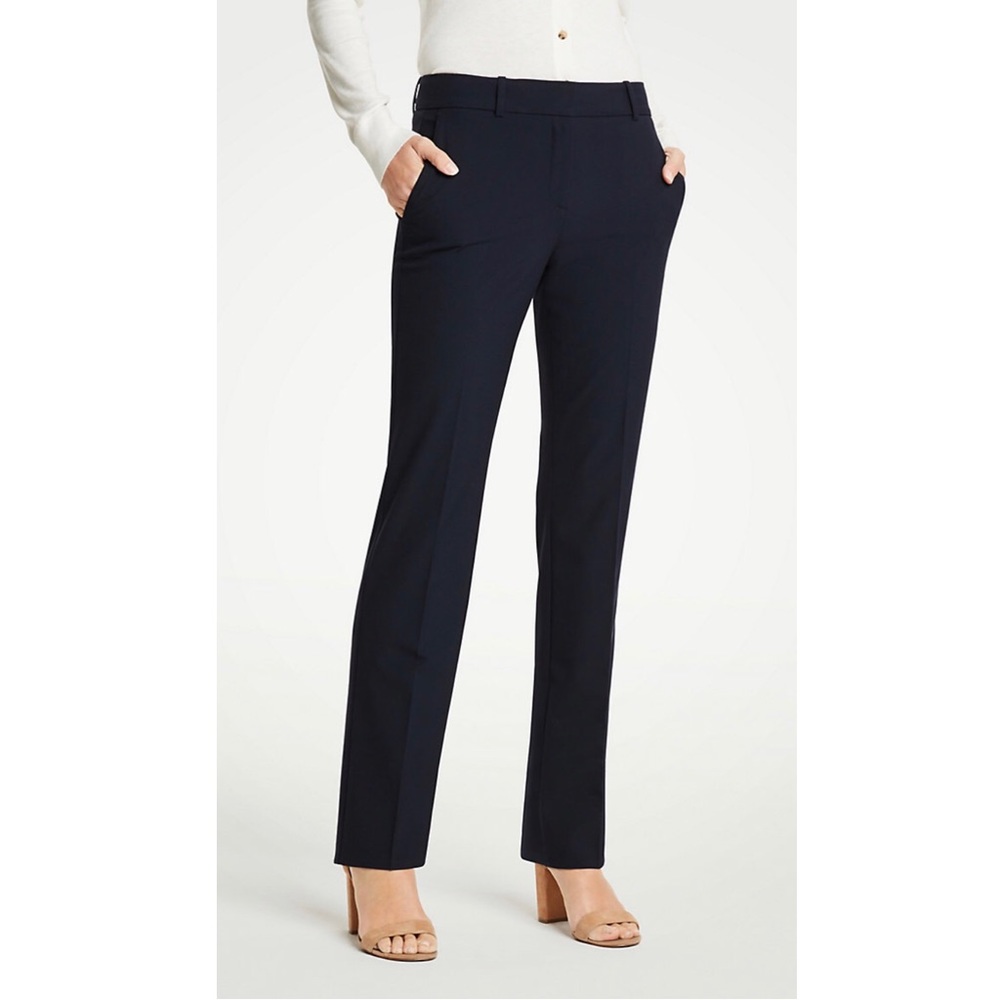 Ann Taylor Devin Straight Ankle Trouser